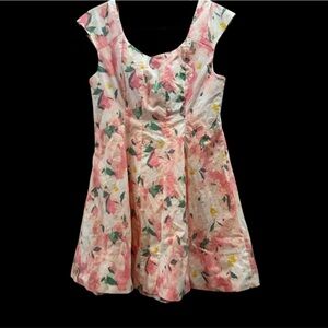 NWT A New Day Pink and White Floral Dress